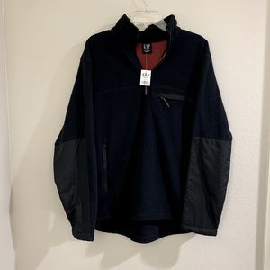 GAP pullover partial zip sweatshirt